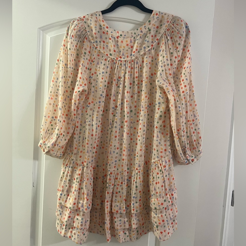 Maeve Multicolor Geometric Pattern Dress - Picture 4 of 4